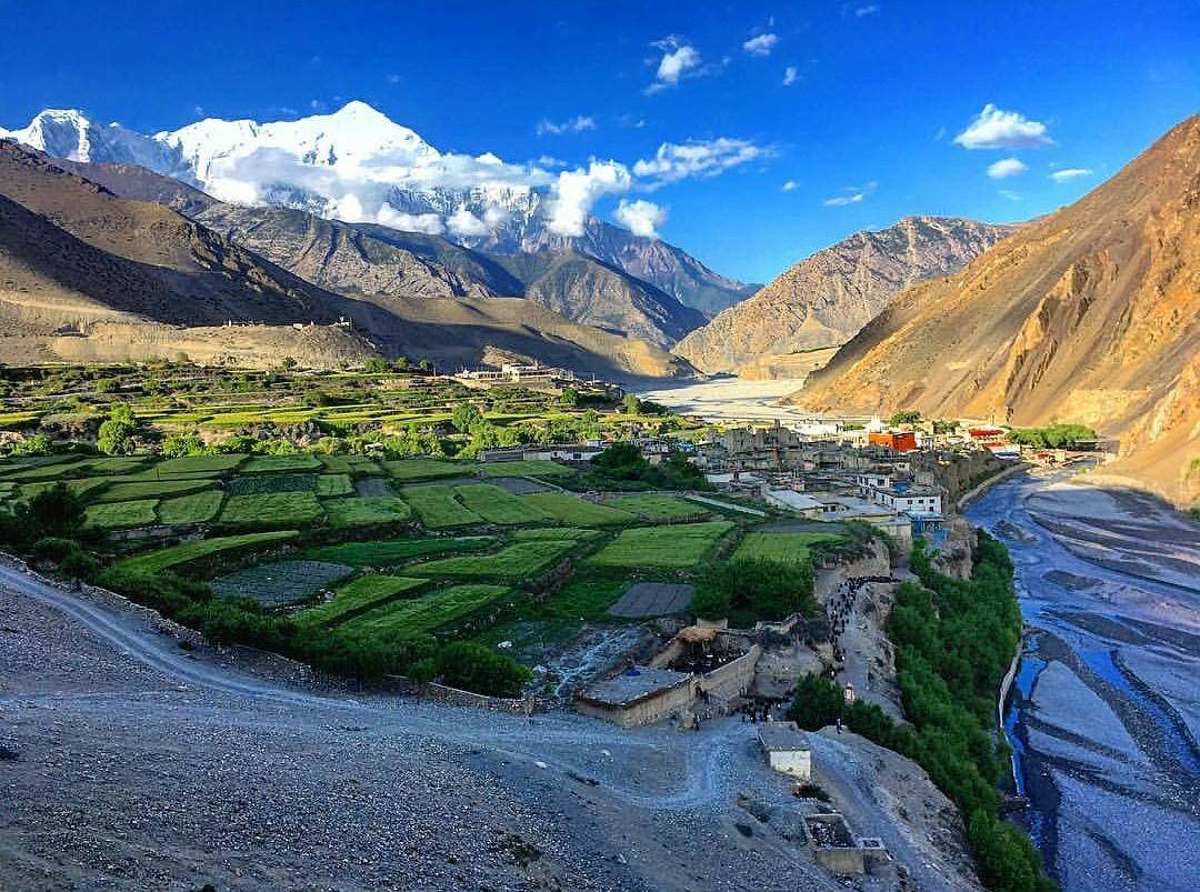 Himalaya Seen from Kagbeni 