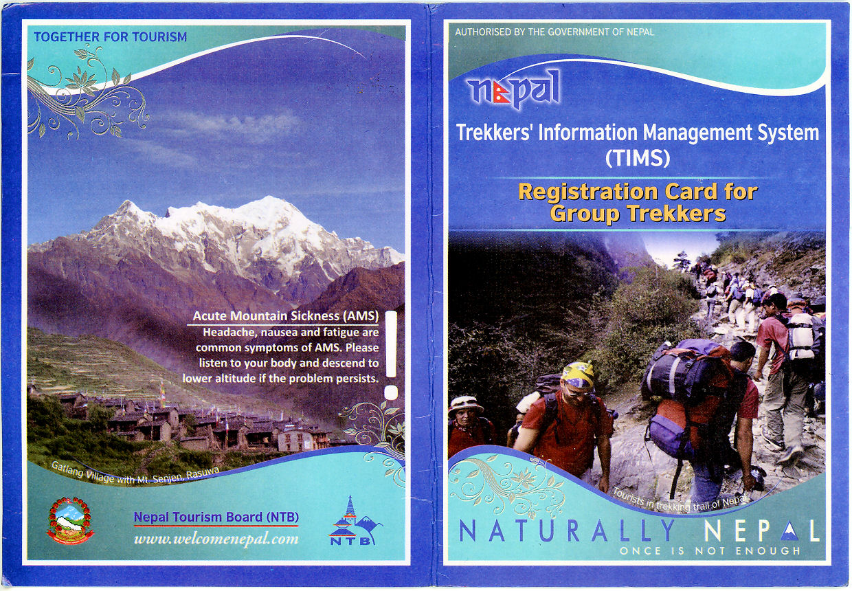 TIMS Card is required for Trekking in Nepal