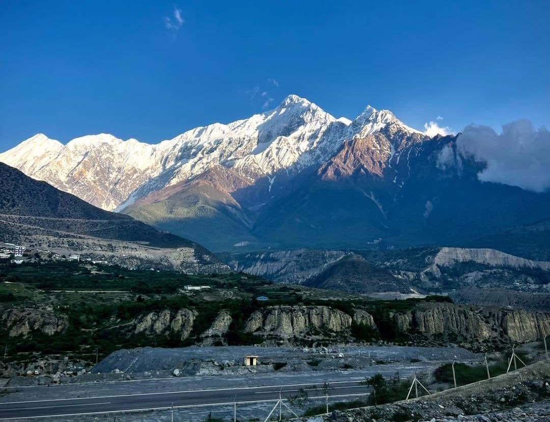 Himalaya seen from Jomsom 