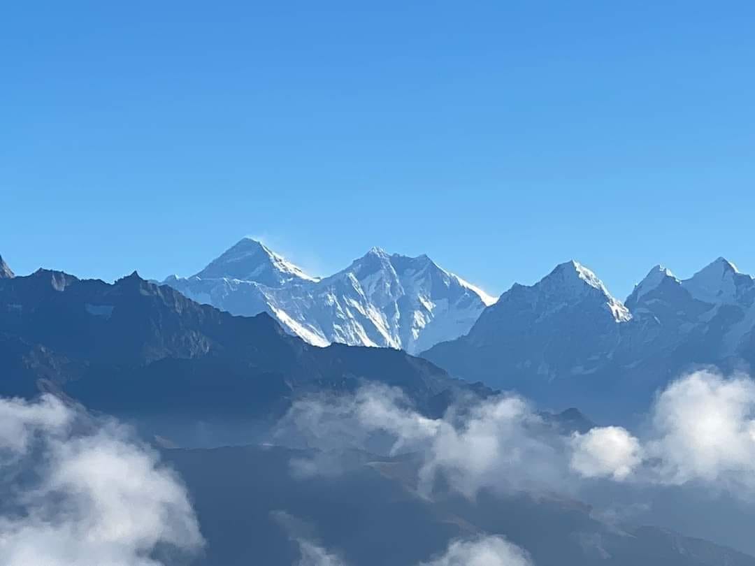 Himalayas seen from Pikey Peak 