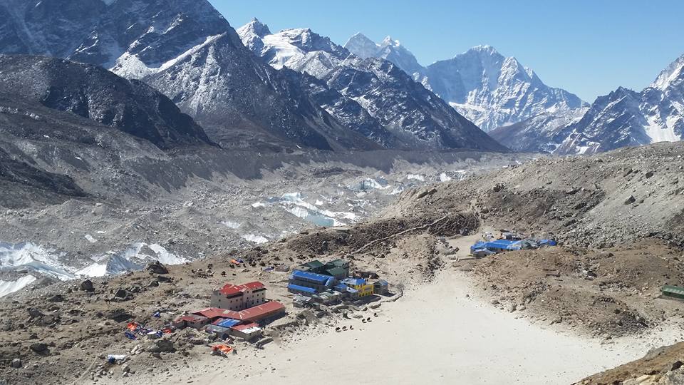 Hotel in Gorakshep which is close to Everest Base Camp 