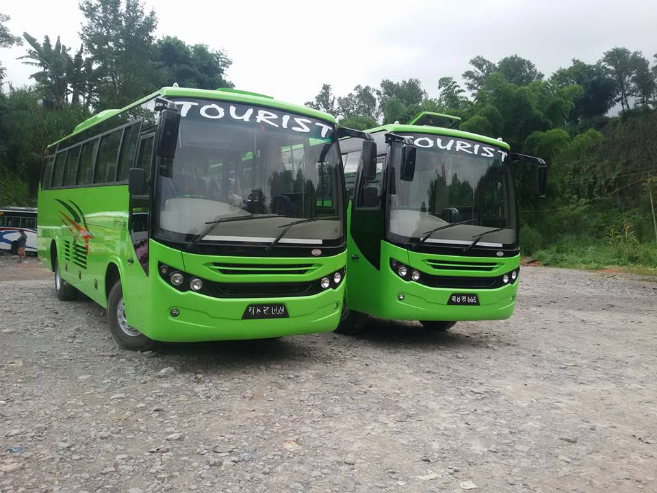 Kathmandu to Pokhara Tourist Bus leaves at 7 AM
