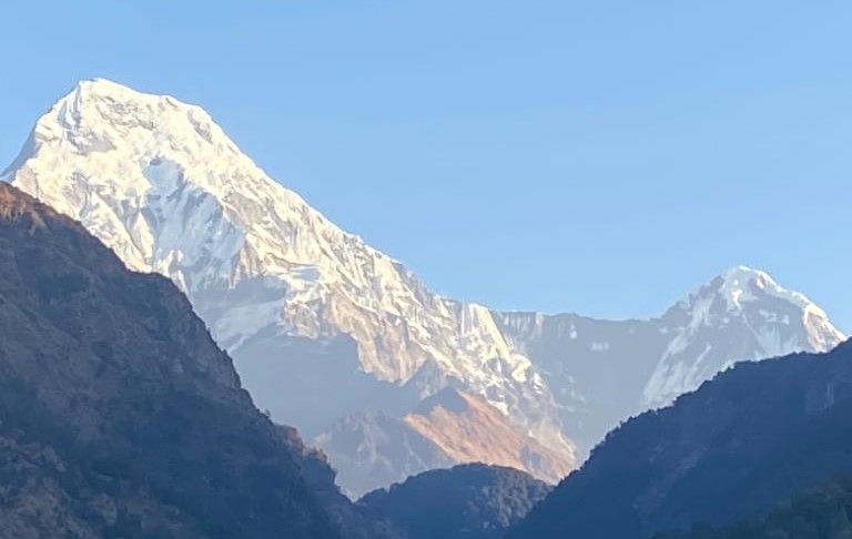 Himalaya seen from Ulleri 