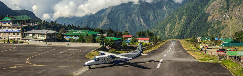 What Airlines fly to Lukla