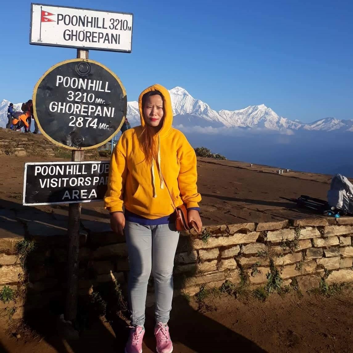 Female Trekking Guide in Himalaya