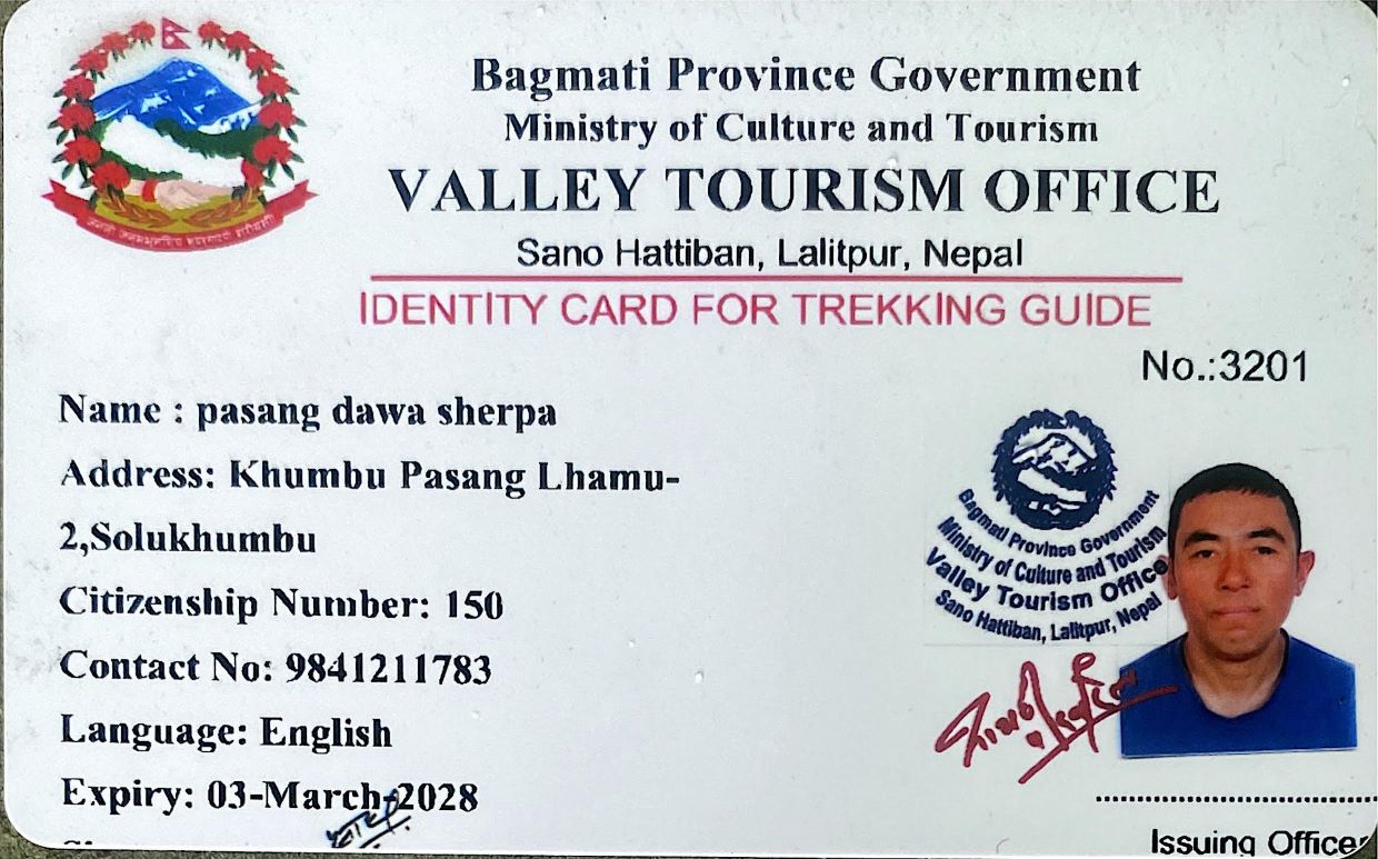 Trekking Guide License in Nepal