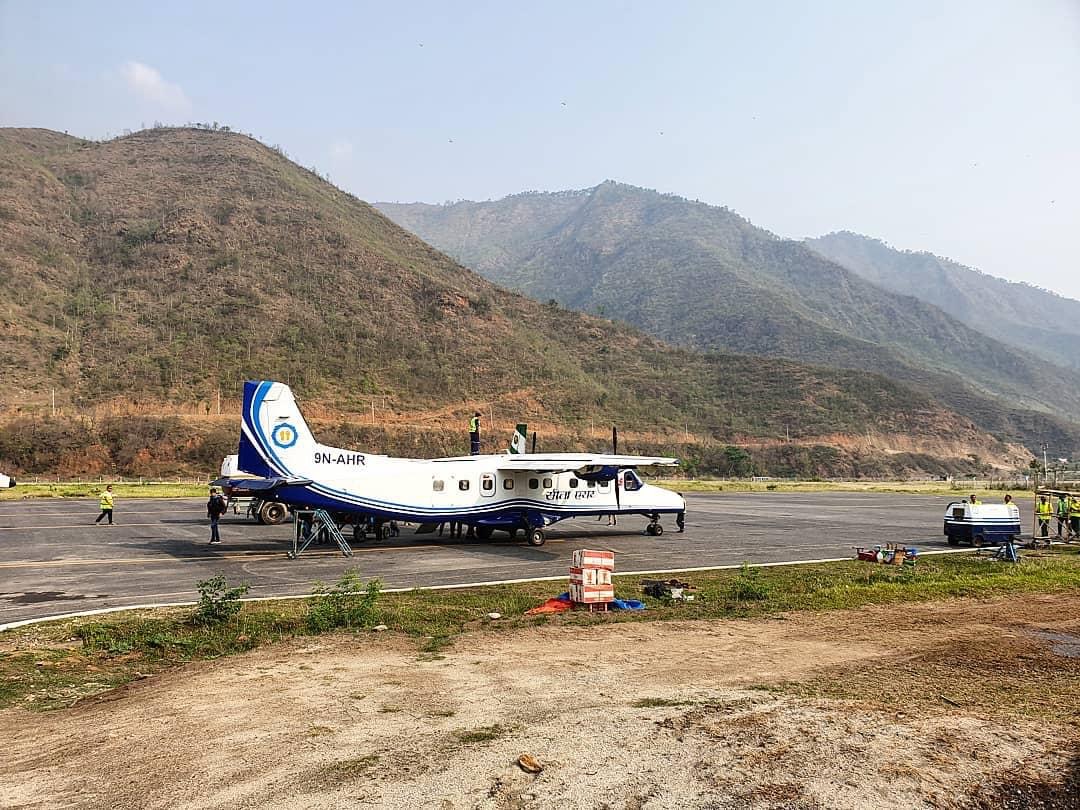 Ramechhap Airport in Nepal 